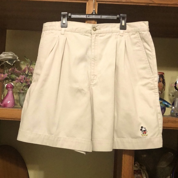 Disney Pants - Ladies Disney Front Pleated Walking Shorts